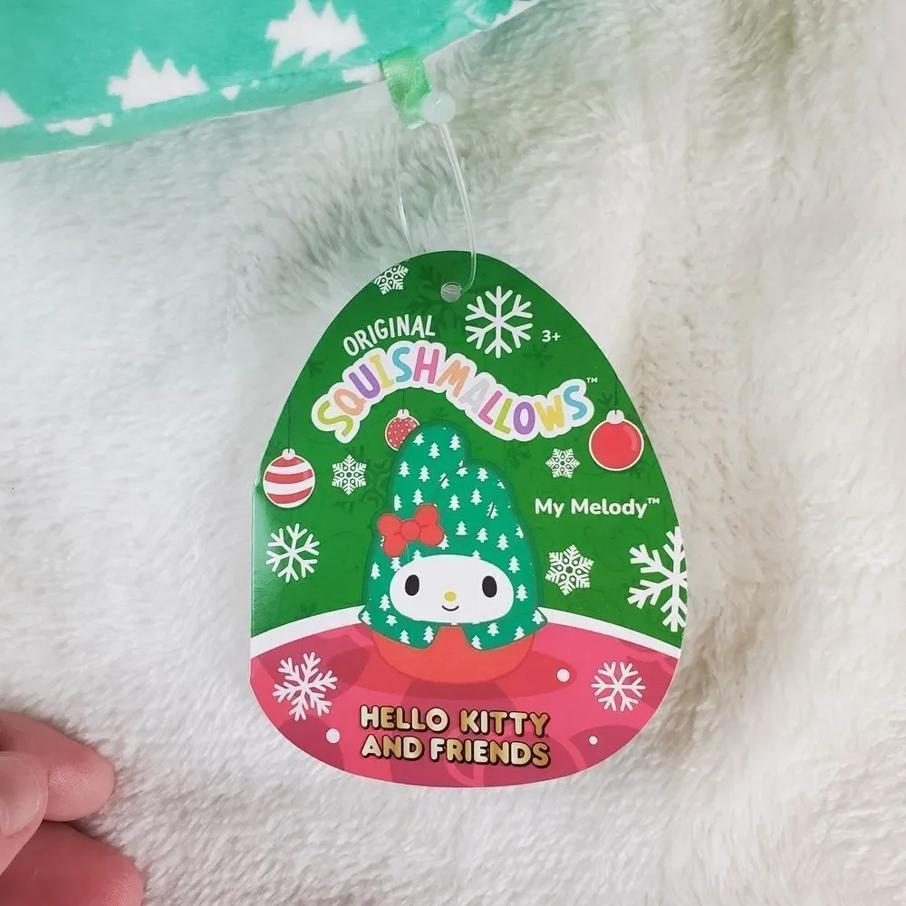 Squishmallows Hello Kitty & Friends Holiday My Melody Christmas Tree Plush